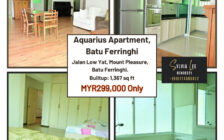 Aquarius apartment at Jalan Low Yat, Batu ...