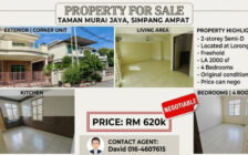 2-storey Semi-D Taman Murai Jaya (Simpang ...