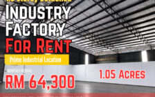 1.5 Storey Detached Factory For Rent @ Buk...