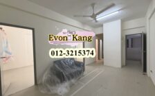 Permai Jaya @ Tanjung Bungah 700SF Partially Furnishe...